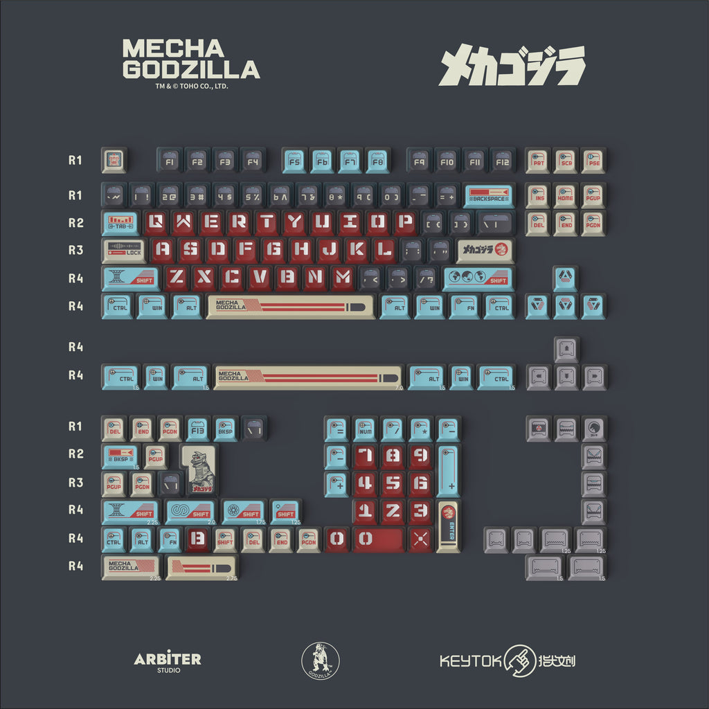 【激安通販 オンラインショップ】日用品 Mecha KeyTok – Godzilla キーボード