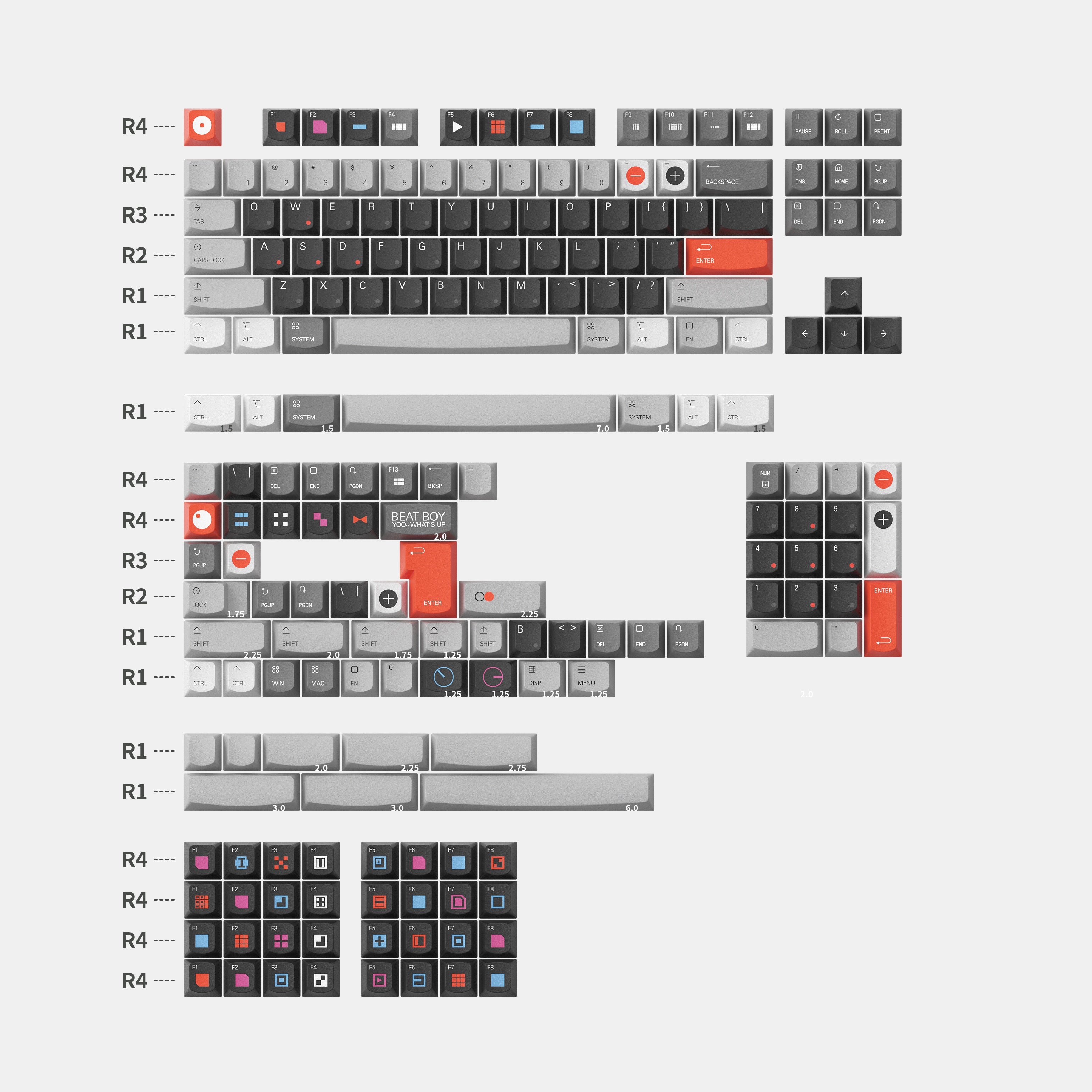 キーボード Artkey Lollipop Maniac キーブモンキー | Keeb ガジェットのグローバル小売業者
